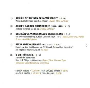 CD Sibylla Rubens: Weihnacht In Maulbronn