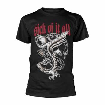 Merch Sick Of It All: Póló Eagle (black)