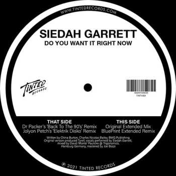 Album Siedah Garrett: Do You Want It Right Now (2021 Remixes)