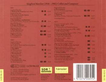 3CD Siegfried Barchet: Cellist And Composer