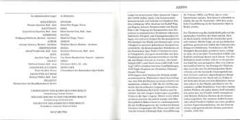2CD Siegfried Matthus: Judith