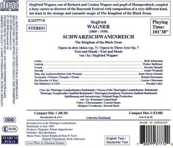 2CD Siegfried Wagner: Schwarzschwanenreich / The Kingdom Of The Black Swan