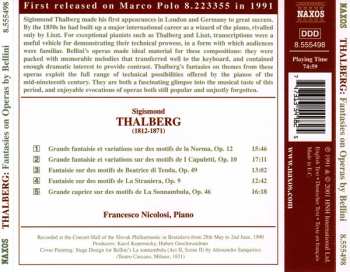 CD Sigismond Thalberg: Fantasies On Operas By Bellini