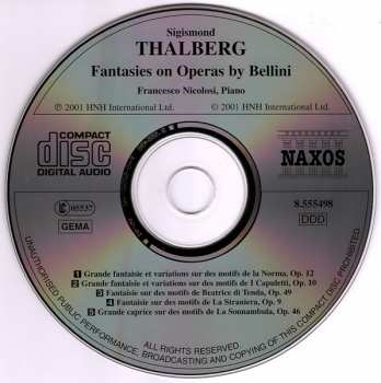 CD Sigismond Thalberg: Fantasies On Operas By Bellini