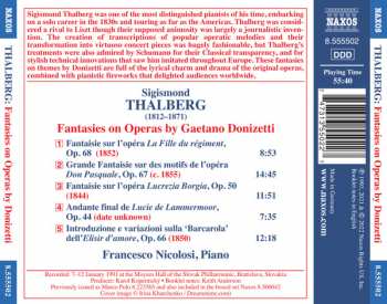 CD Sigismond Thalberg: Fantasies On Operas By Donizetti