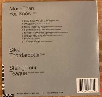 CD Silva Þórðardóttir: More Than You Know