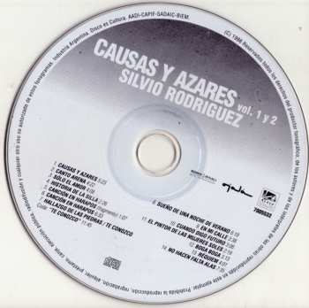 CD Silvio Rodríguez: Causas Y Azares