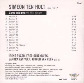 12CD/Dobozkészlet Simeon ten Holt: Canto Ostinato XL