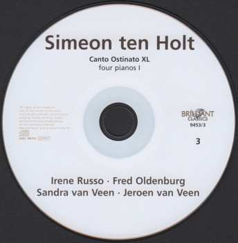 12CD/Dobozkészlet Simeon ten Holt: Canto Ostinato XL