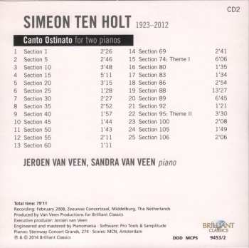 12CD/Dobozkészlet Simeon ten Holt: Canto Ostinato XL