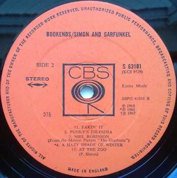 LP Simon & Garfunkel: Bookends