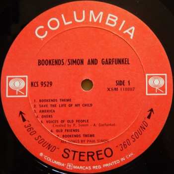 LP Simon & Garfunkel: Bookends