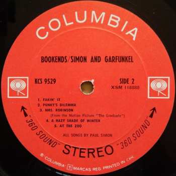 LP Simon & Garfunkel: Bookends