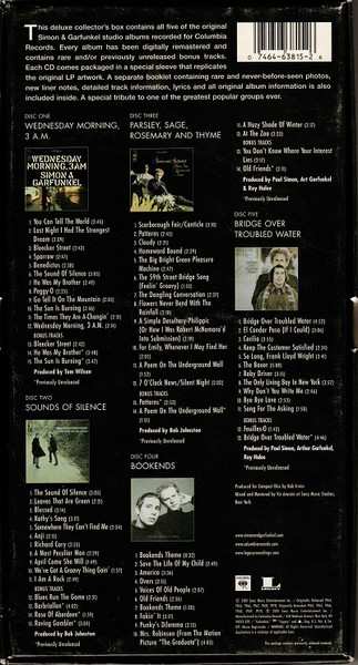 5CD/Dobozkészlet Simon & Garfunkel: The Columbia Studio Recordings 1964-1970 LTD