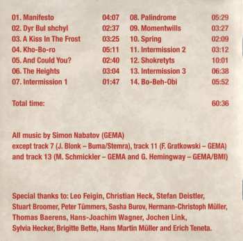 CD Simon Nabatov: Readings - Gileya Revisited