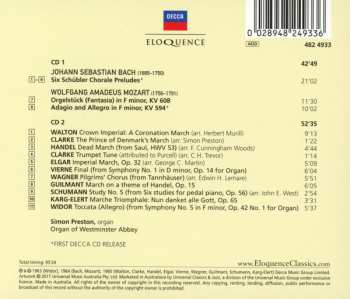 2CD Simon Preston: The Argo Organ Recordings: Simon Preston At Westminster Abbey