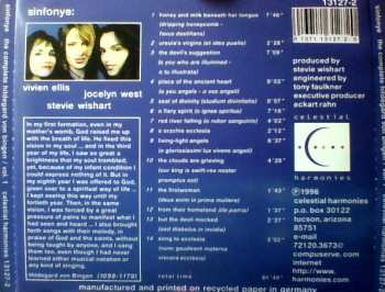 CD Sinfonye: Symphony Of The Harmony Of Celestial Revelations - The Complete Hildegard Von Bingen - Volume One