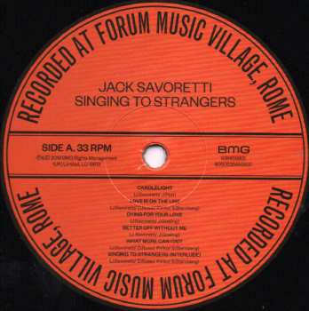 2LP Jack Savoretti: Singing To Strangers DLX