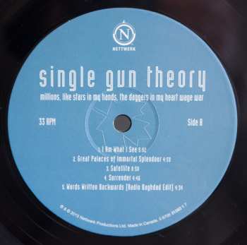 LP Single Gun Theory:  Millions, Like Stars In My Hands, Daggers In My Heart, Wage War  LTD