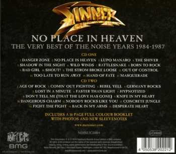 2CD Sinner: No Place In Heaven - The Very Best Of The Noise Years 1984-1987 DIGI