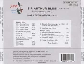 CD Mark Bebbington: The Complete Piano Music Of Sir Arthur Bliss, Vol.2