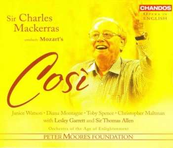 3CD/Dobozkészlet Wolfgang Amadeus Mozart: Così