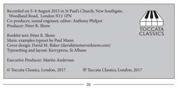 CD Sir Donald Francis Tovey: Chamber Music, Volume Two