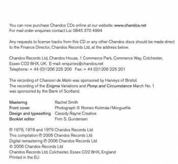 CD Sir Edward Elgar: An Introduction To Edward Elgar