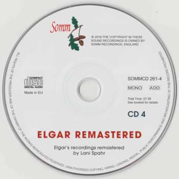 4CD Sir Edward Elgar: Elgar Remastered