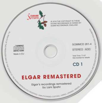 4CD Sir Edward Elgar: Elgar Remastered