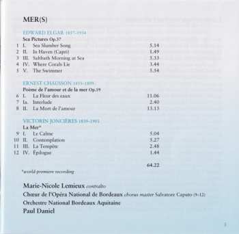 CD Sir Edward Elgar: Mer(s) DIGI