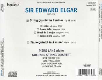 CD Sir Edward Elgar: Piano Quintet · String Quartet