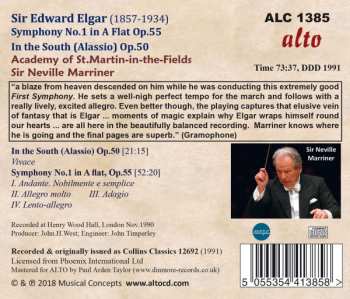 CD Sir Edward Elgar: Symphony No. 1 / In The South (Alassio)