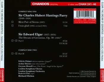 2CD Sir Edward Elgar: The Dream Of Gerontius / Blest Pair Of Sirens; I Was Glad