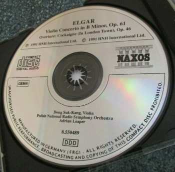 CD Sir Edward Elgar: Violin Concerto in B Minor, Op. 61 / Overture: Cockaigne (In London Town), Op.40