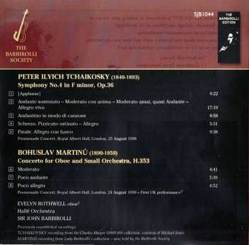CD Sir John Barbirolli: Tchaikovsky, Martinů - ‘Live’ Recordings Proms 1958-1959
