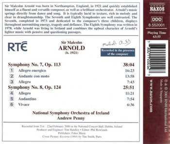 CD Malcolm Arnold: Symphonies Nos. 7 And 8