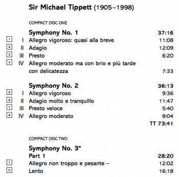 3CD/Dobozkészlet Richard Hickox: Symphonies
