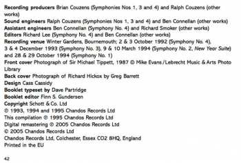 3CD/Dobozkészlet Richard Hickox: Symphonies