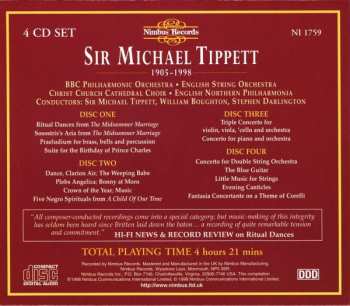 4CD/Dobozkészlet Sir Michael Tippett: Sir Michael Tippett 1905-1998