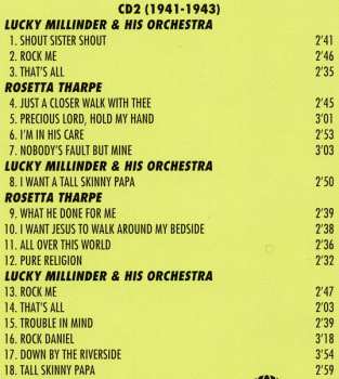 2CD Sister Rosetta Tharpe: Complete Sister Rosetta Tharpe = Intégrale Sister Rosetta Tharpe Vol. 1 (1938-1943)