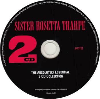 3CD Sister Rosetta Tharpe: The Absolutely Essential 3 CD Collection 