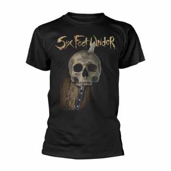 Merch Six Feet Under: Póló Knife Skull