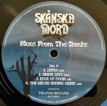 LP Skånska Mord: Blues From The Tombs