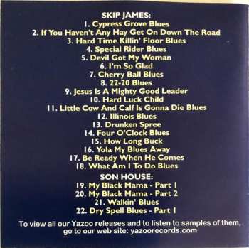 CD Skip James: Hard Time Killin' Floor