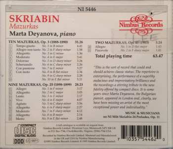 CD Marta Deyanova: Mazurkas