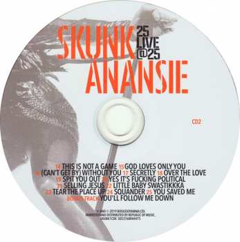 2CD Skunk Anansie: 25Live@25 LTD | DLX