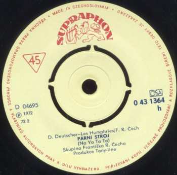 SP Skupina F. R. Čecha: Parní Stroj / Neplač, Krasavice