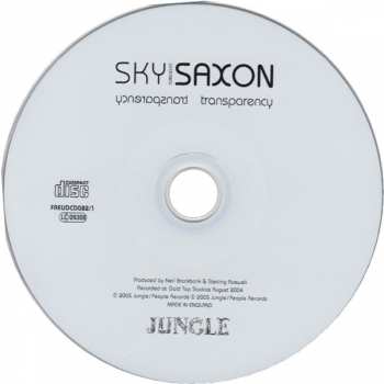 CD/DVD Sky Saxon: Transparency