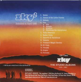 7CD/DVD/Dobozkészlet Sky: The Studio Albums 1979-1987